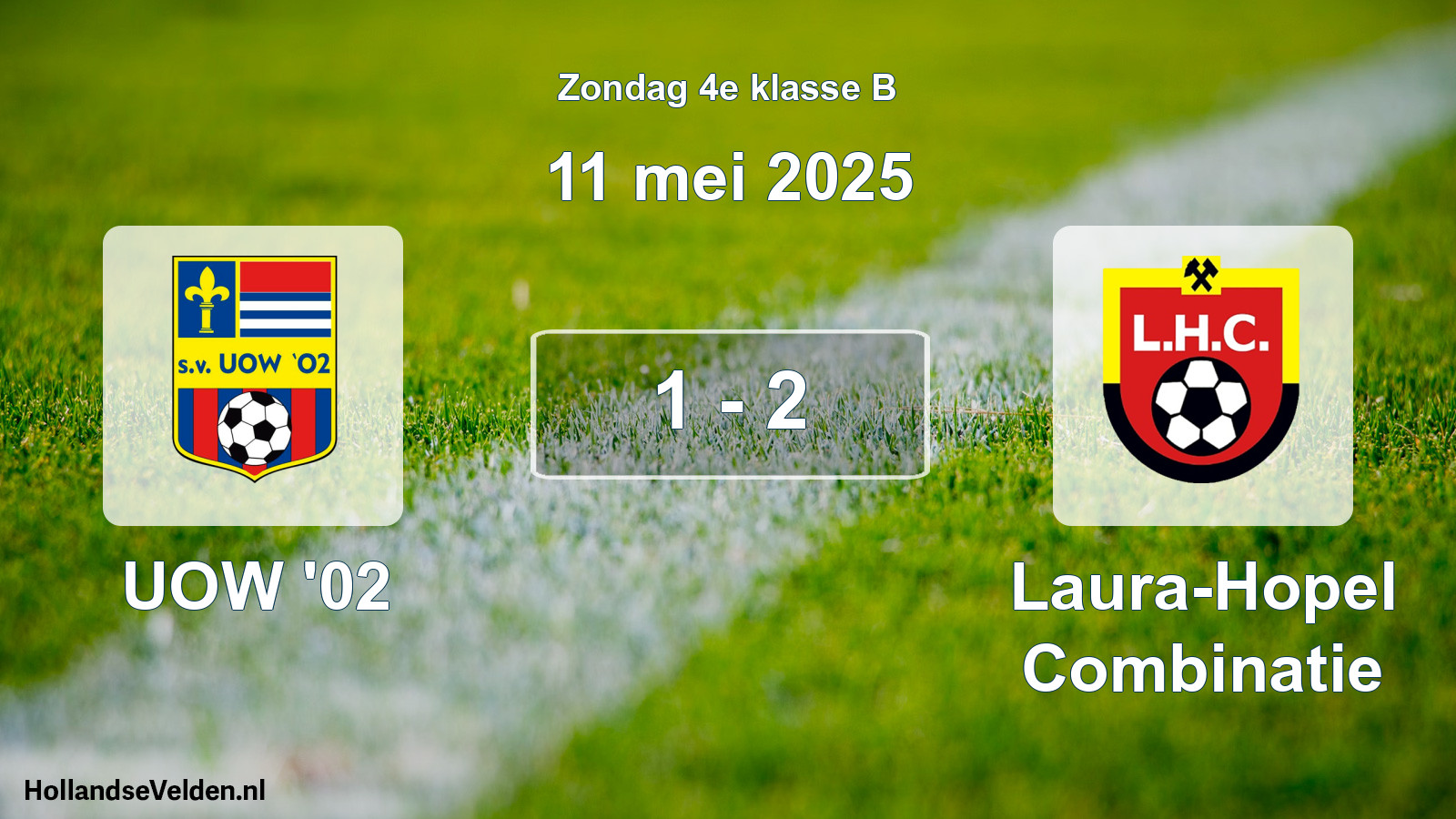 Total number of matches played: UOW '02 - Laura-Hopel Combinatie 1 - 2 (11 May 2025)