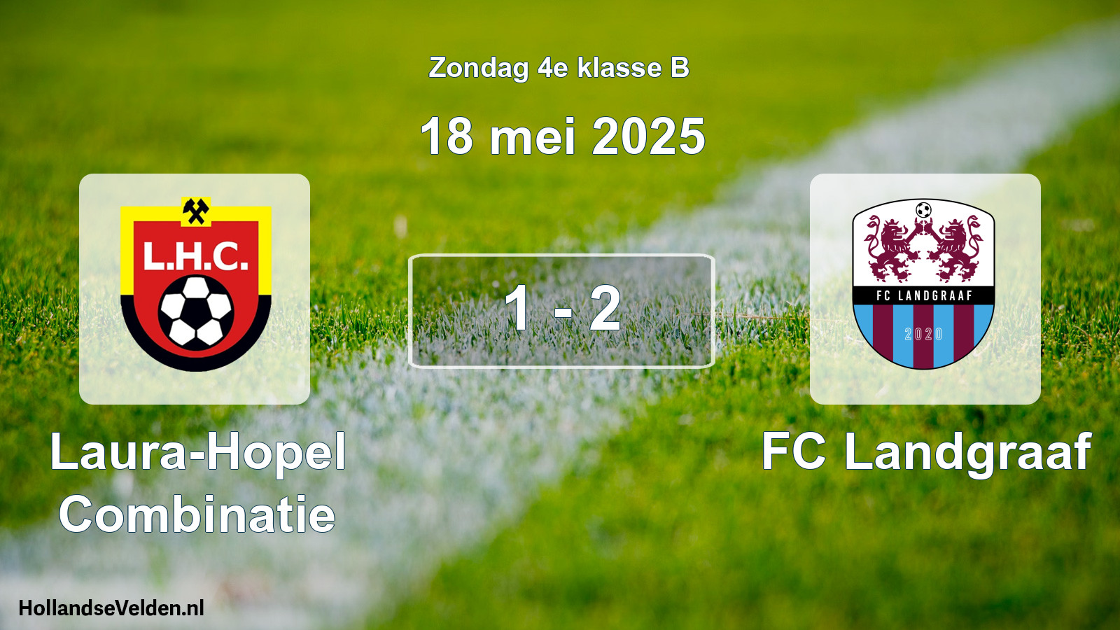 Total number of matches played: Laura-Hopel Combinatie - FC Landgraaf 1 - 2 (18 May 2025)