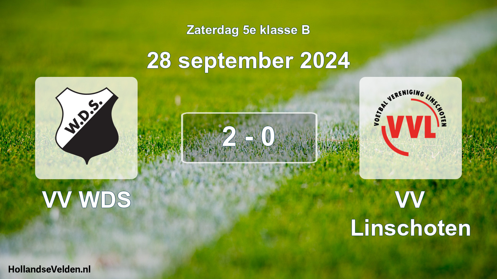 Total number of matches played: VV WDS - VV Linschoten 2 - 0 (28 September 2024)