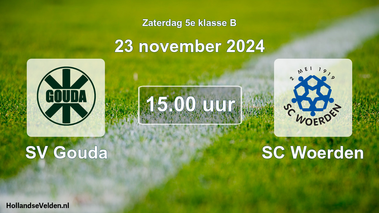 Scheduled Match: SV Gouda - SC Woerden (23 November 2024)