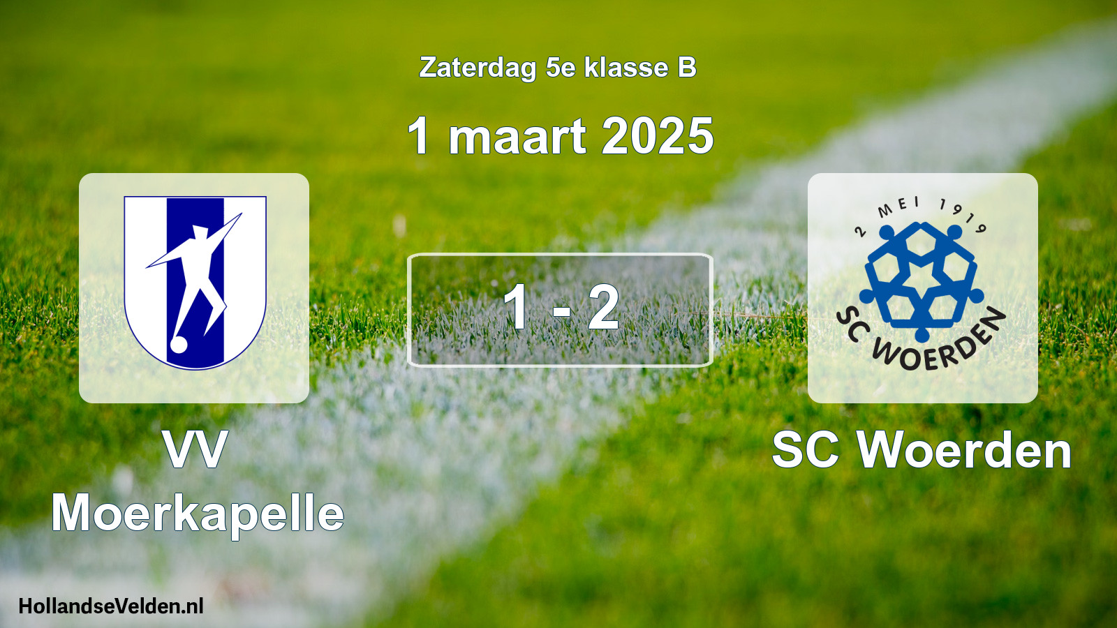 Total number of matches played: VV Moerkapelle - SC Woerden 1 - 2 (1 March 2025)