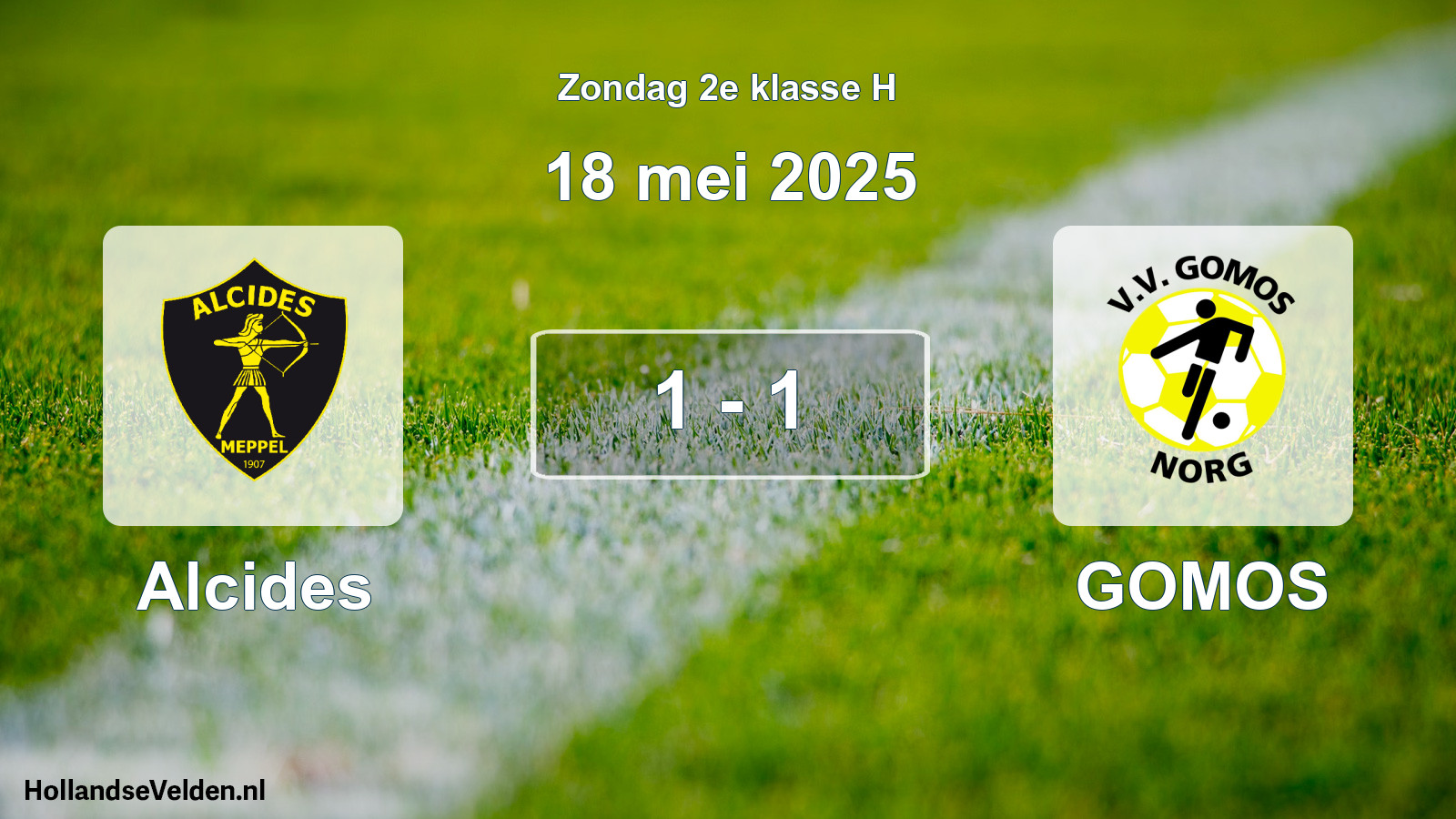 Total number of matches played: Alcides - GOMOS 1 - 1 (18 May 2025)