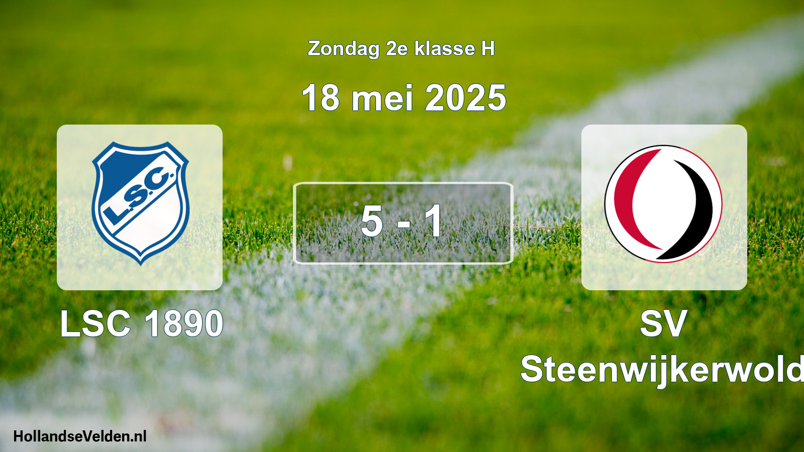 Total number of matches played: LSC 1890 - SV Steenwijkerwold 5 - 1 (18 May 2025)