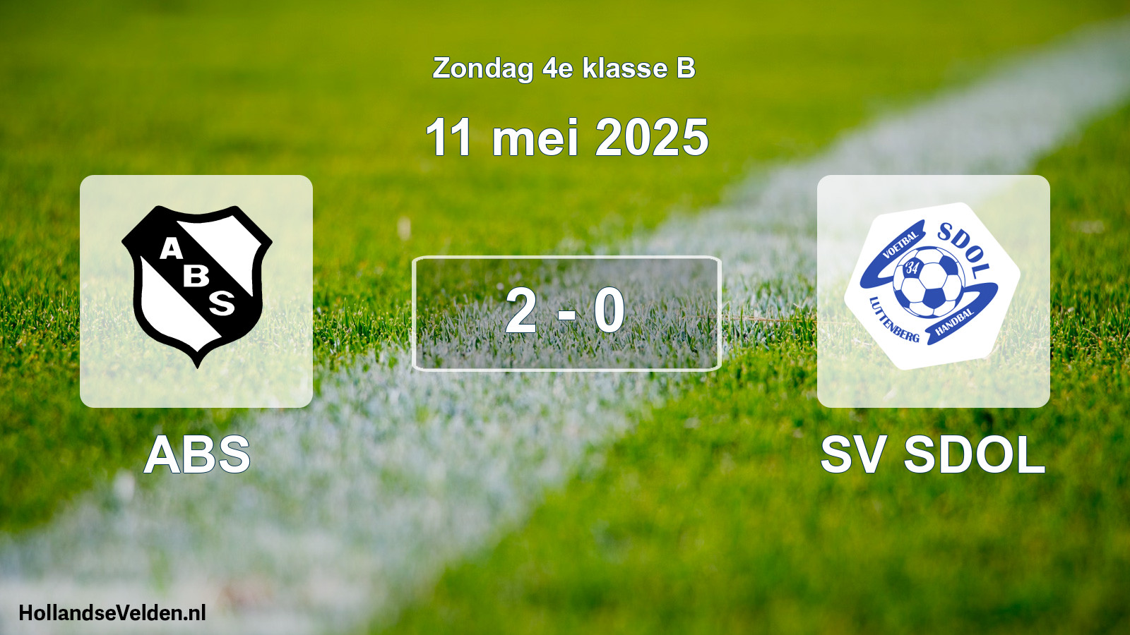 Total number of matches played: ABS - SV SDOL 2 - 0 (11 May 2025)