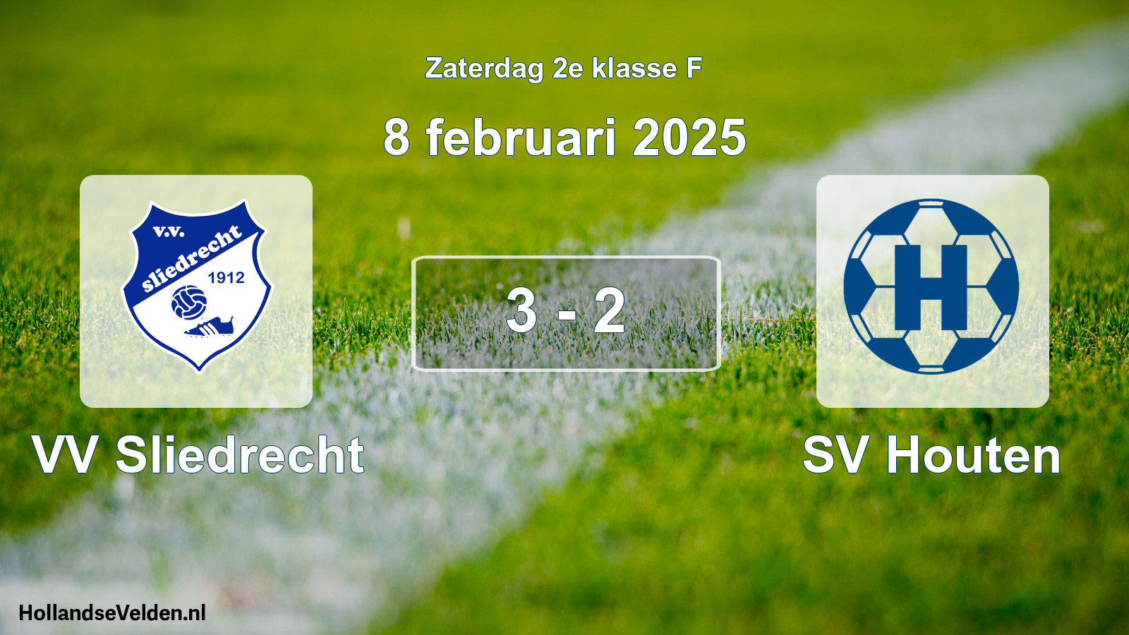 Total number of matches played: VV Sliedrecht - SV Houten 3 - 2 (8 February 2025)