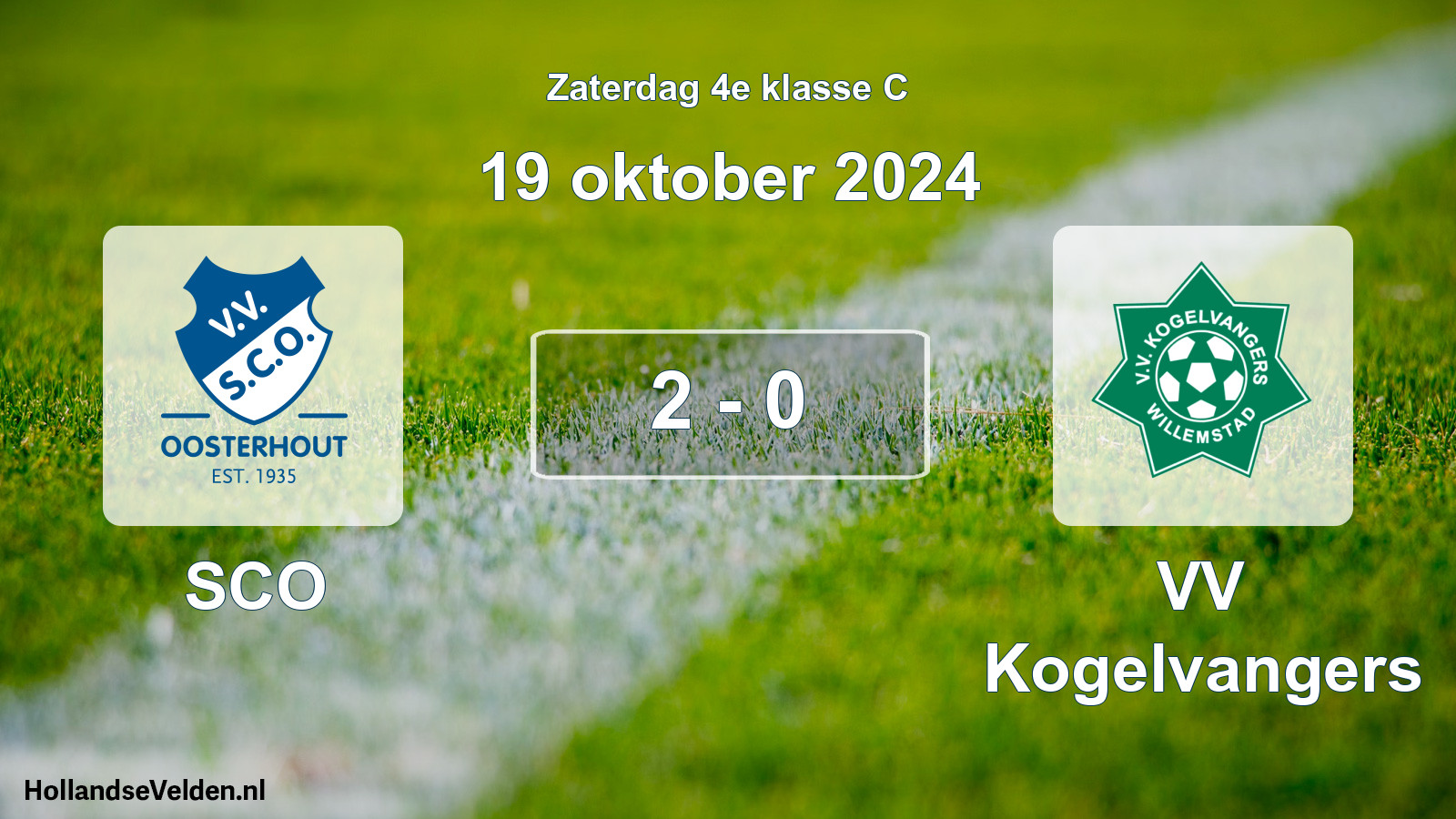 Total number of matches played: SCO - VV Kogelvangers 2 - 0 (19 October 2024)