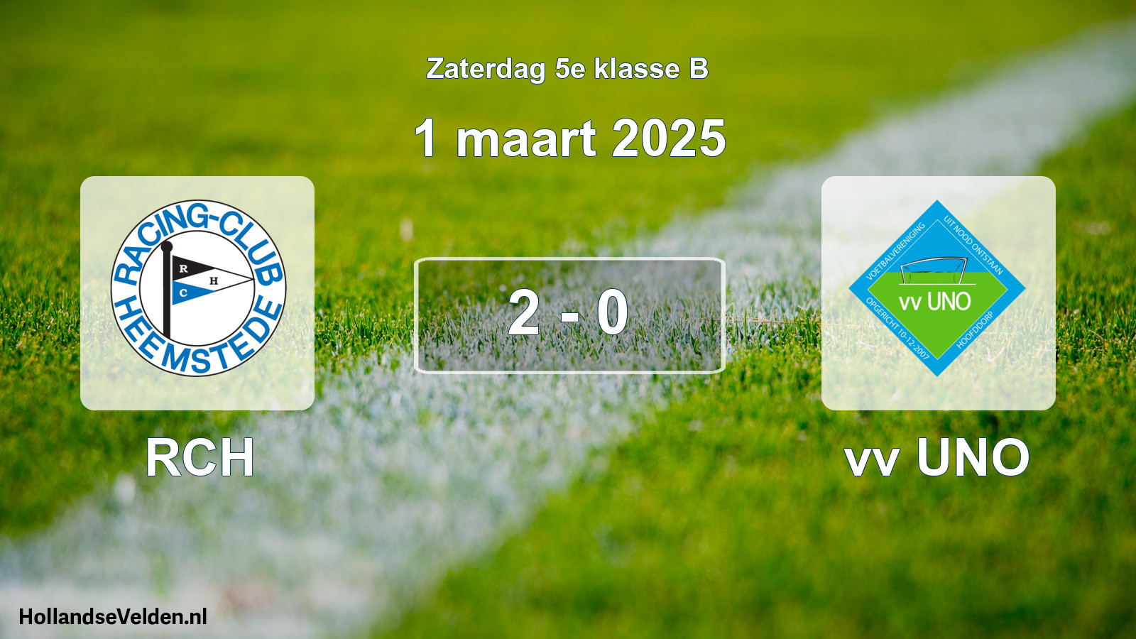 Total number of matches played: RCH - vv UNO 2 - 0 (1 March 2025)