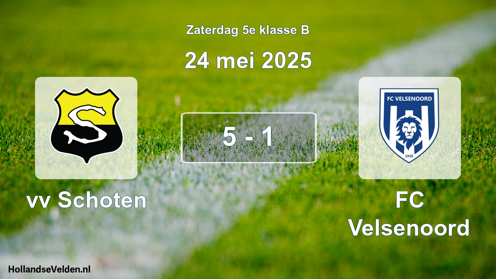 Total number of matches played: vv Schoten - FC Velsenoord 5 - 1 (24 May 2025)