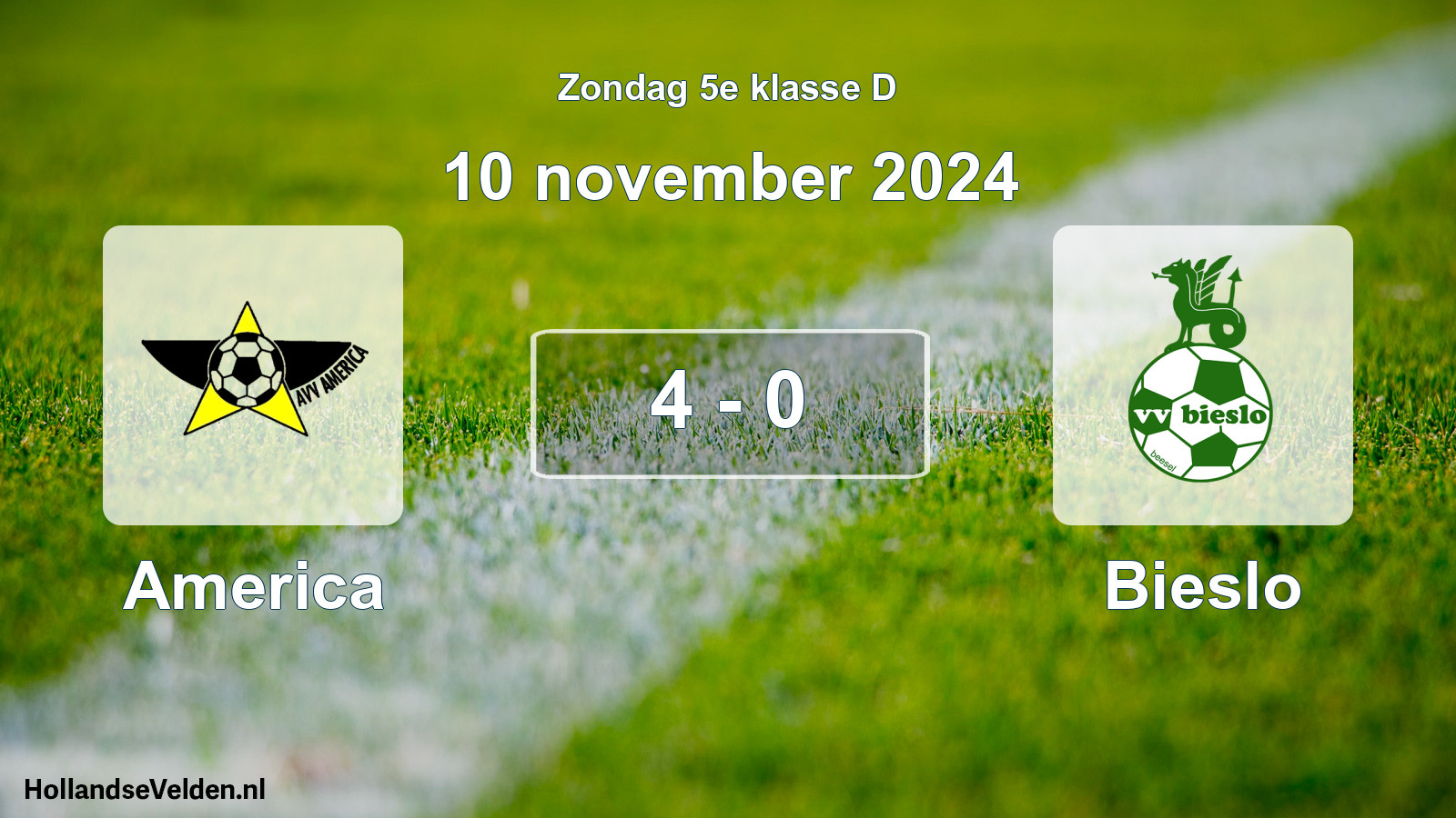 Total number of matches played: America - Bieslo 4 - 0 (10 November 2024)