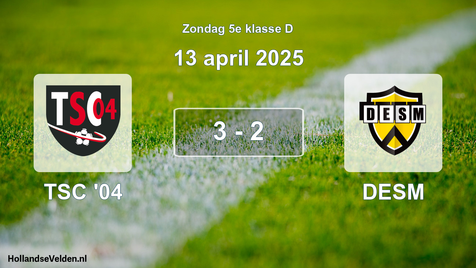 Total number of matches played: TSC '04 - DESM 3 - 2 (13 April 2025)