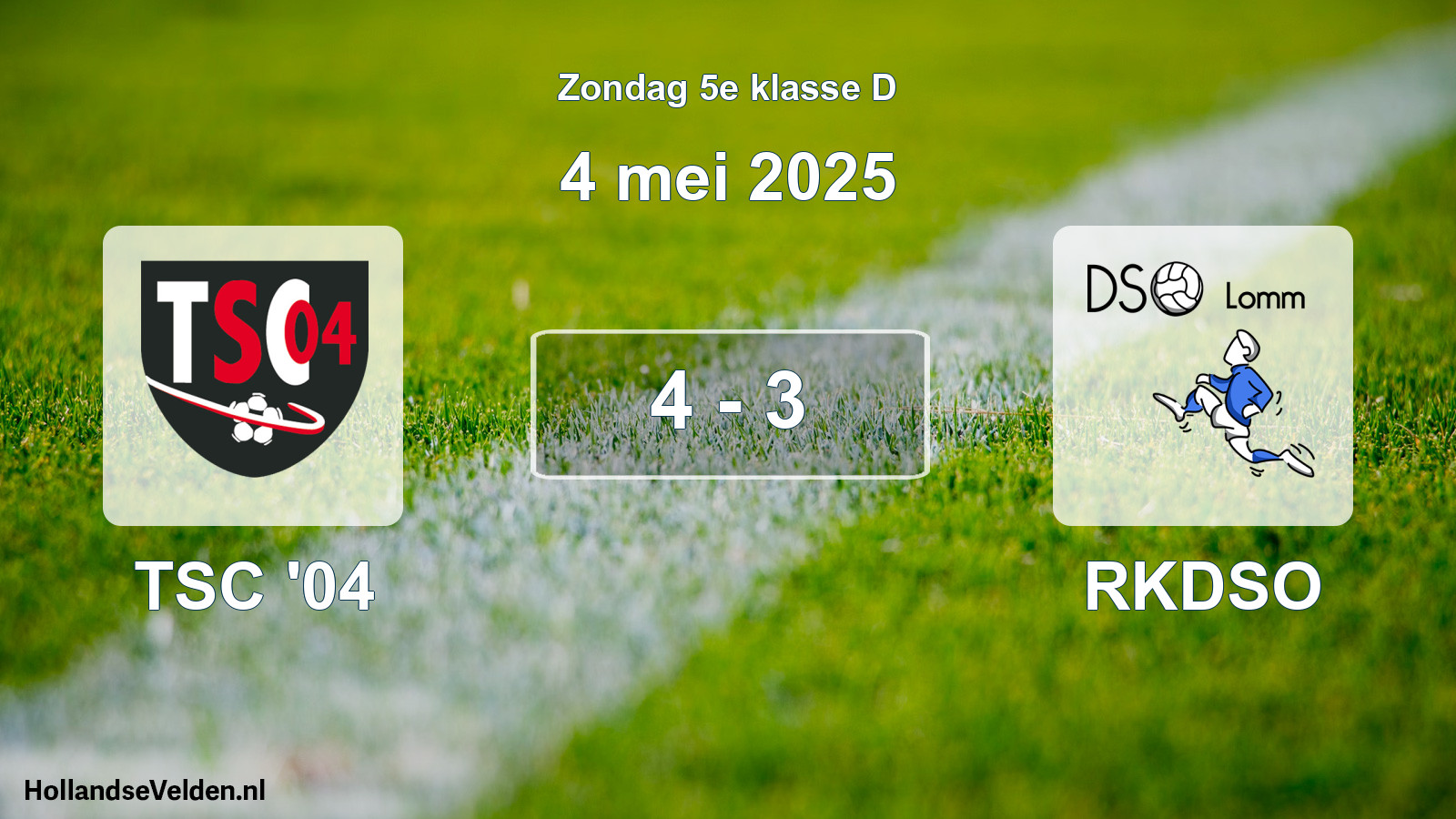 Total number of matches played: TSC '04 - RKDSO 4 - 3 (4 May 2025)