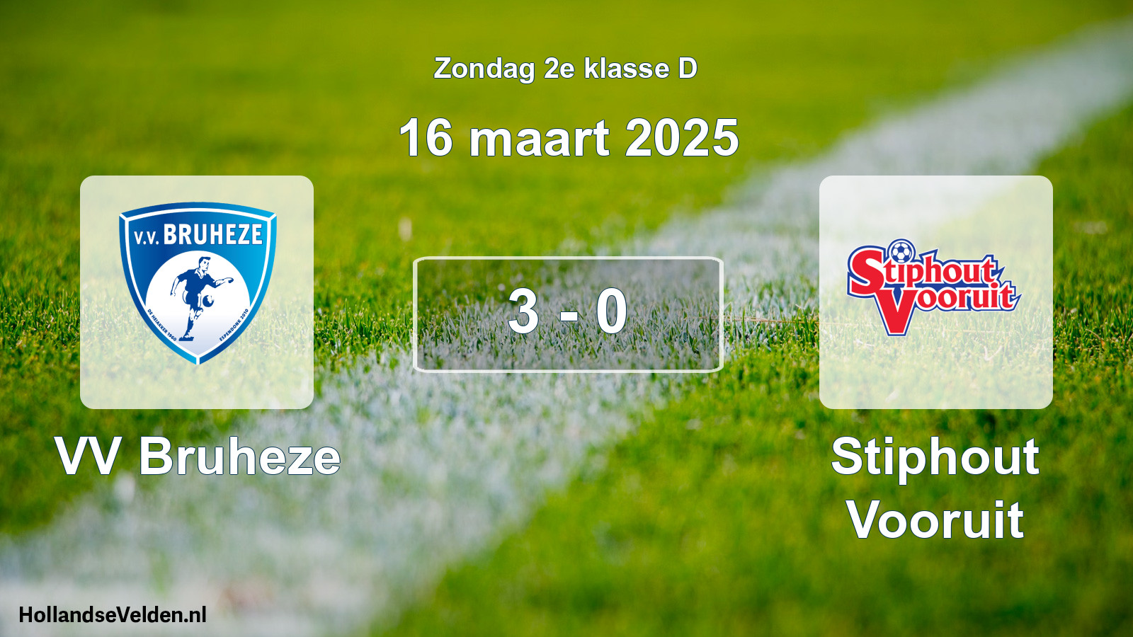 Total number of matches played: VV Bruheze - Stiphout Vooruit 3 - 0 (16 March 2025)