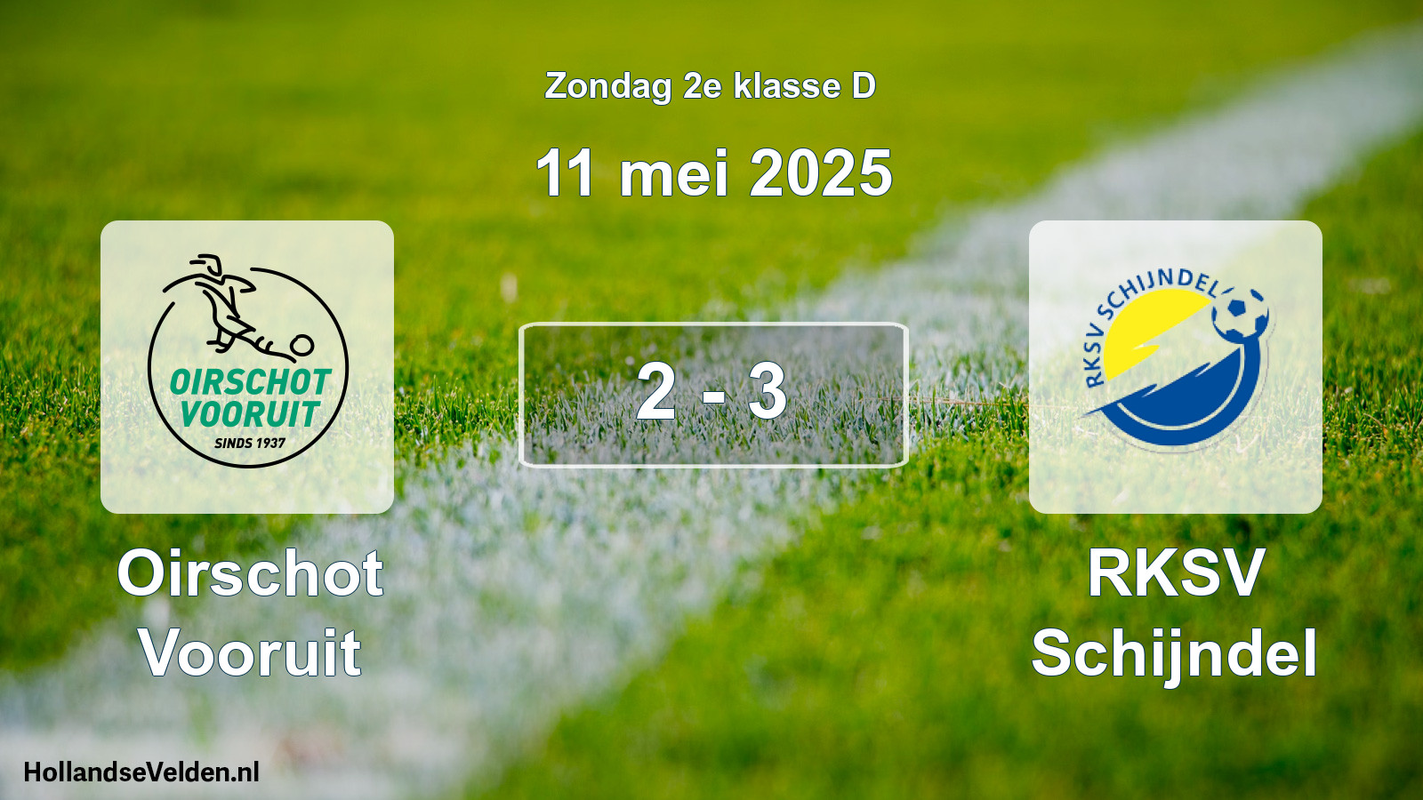 Total number of matches played: Oirschot Vooruit - RKSV Schijndel 2 - 3 (11 May 2025)