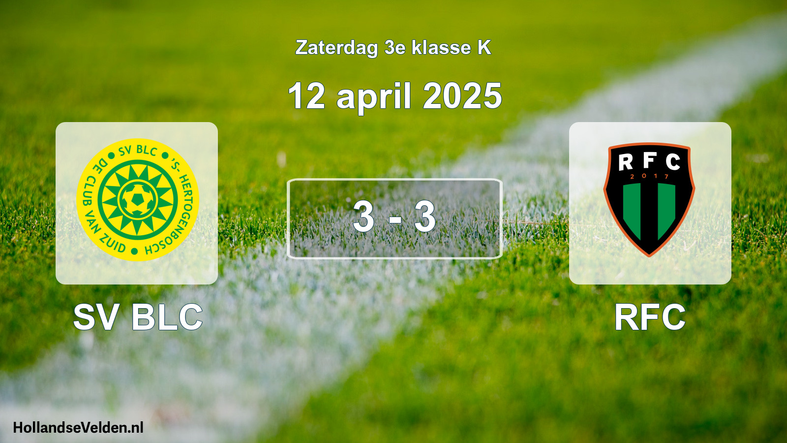 Total number of matches played: SV BLC - RFC 3 - 3 (12 April 2025)