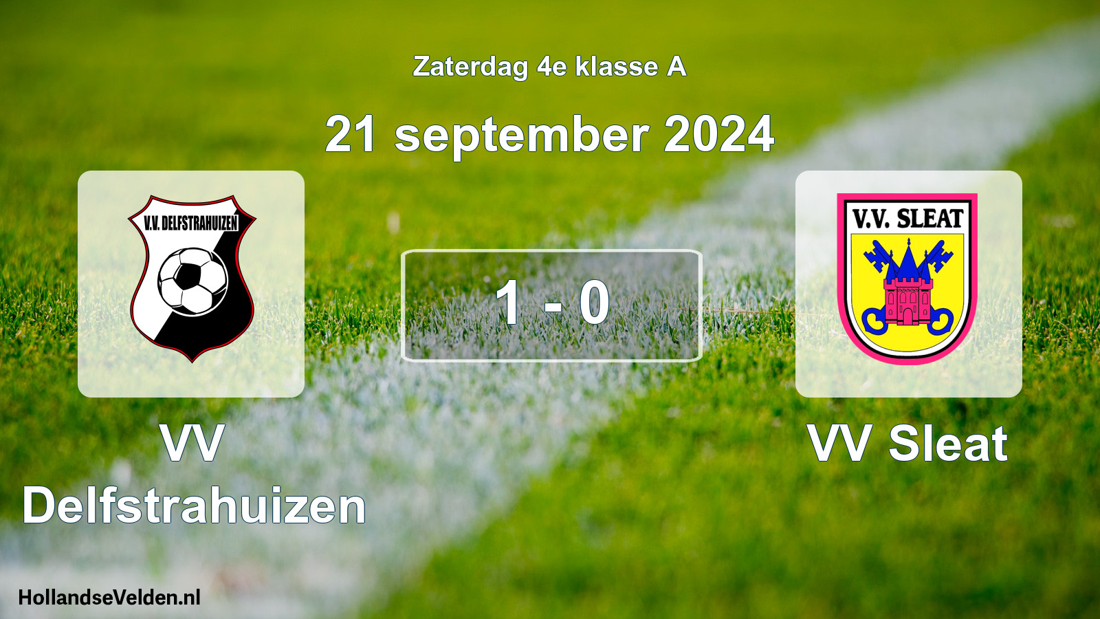 Total number of matches played: VV Delfstrahuizen - VV Sleat 1 - 0 (21 September 2024)