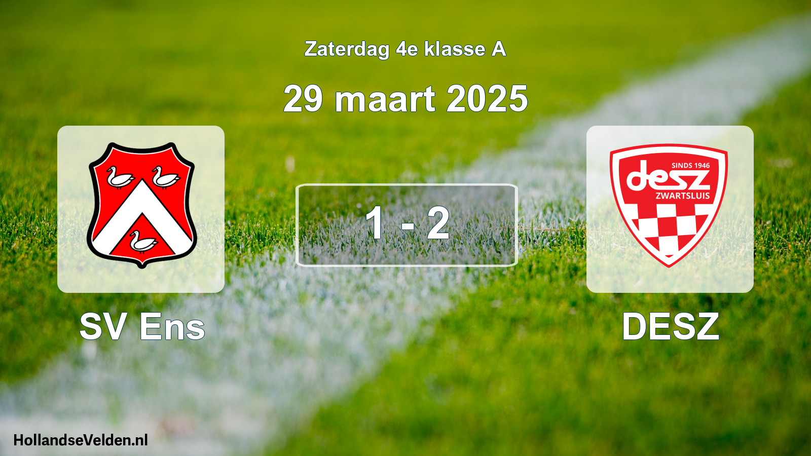Total number of matches played: SV Ens - DESZ 1 - 2 (29 March 2025)
