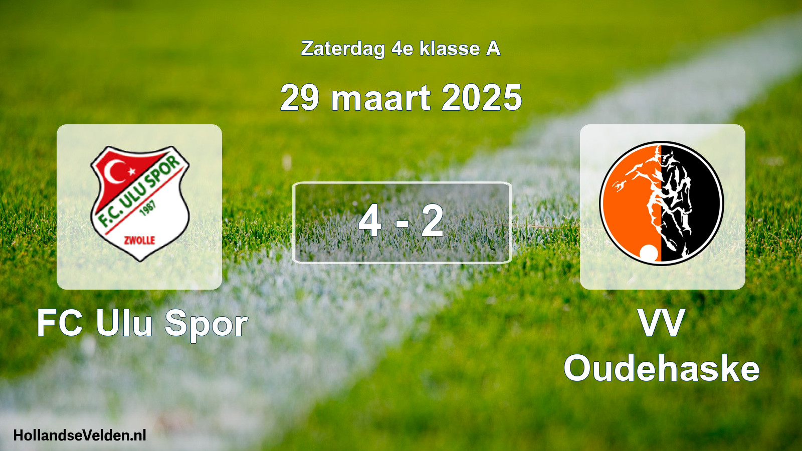 Total number of matches played: FC Ulu Spor - VV Oudehaske 4 - 2 (29 March 2025)