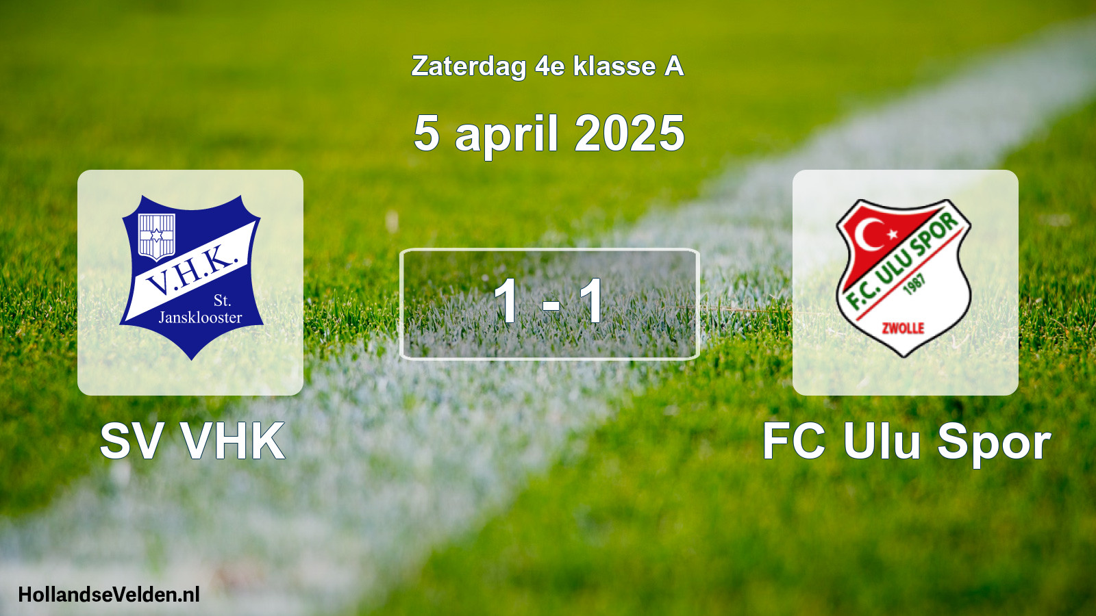 Total number of matches played: SV VHK - FC Ulu Spor 1 - 1 (5 April 2025)