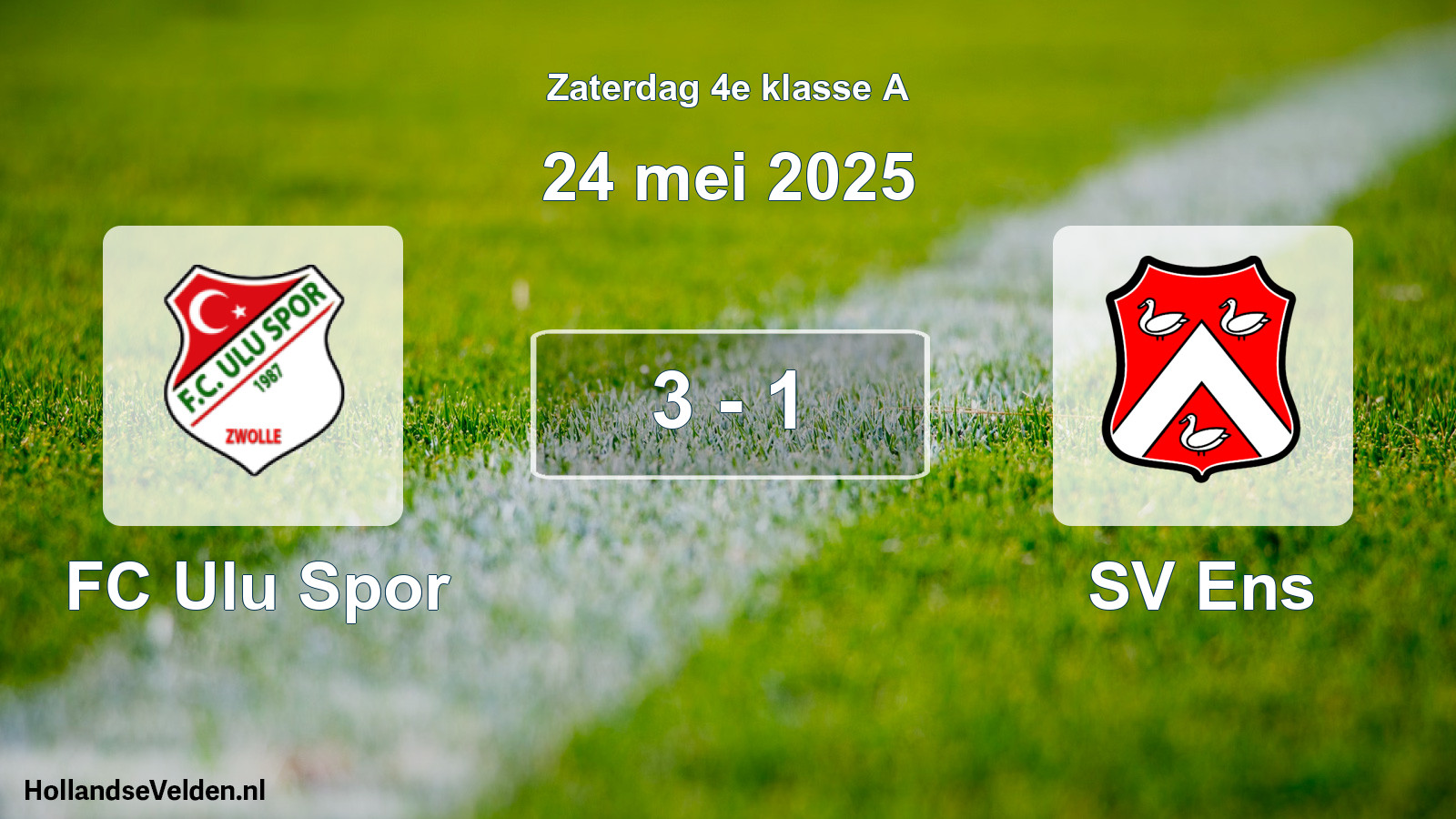 Total number of matches played: FC Ulu Spor - SV Ens 3 - 1 (24 May 2025)