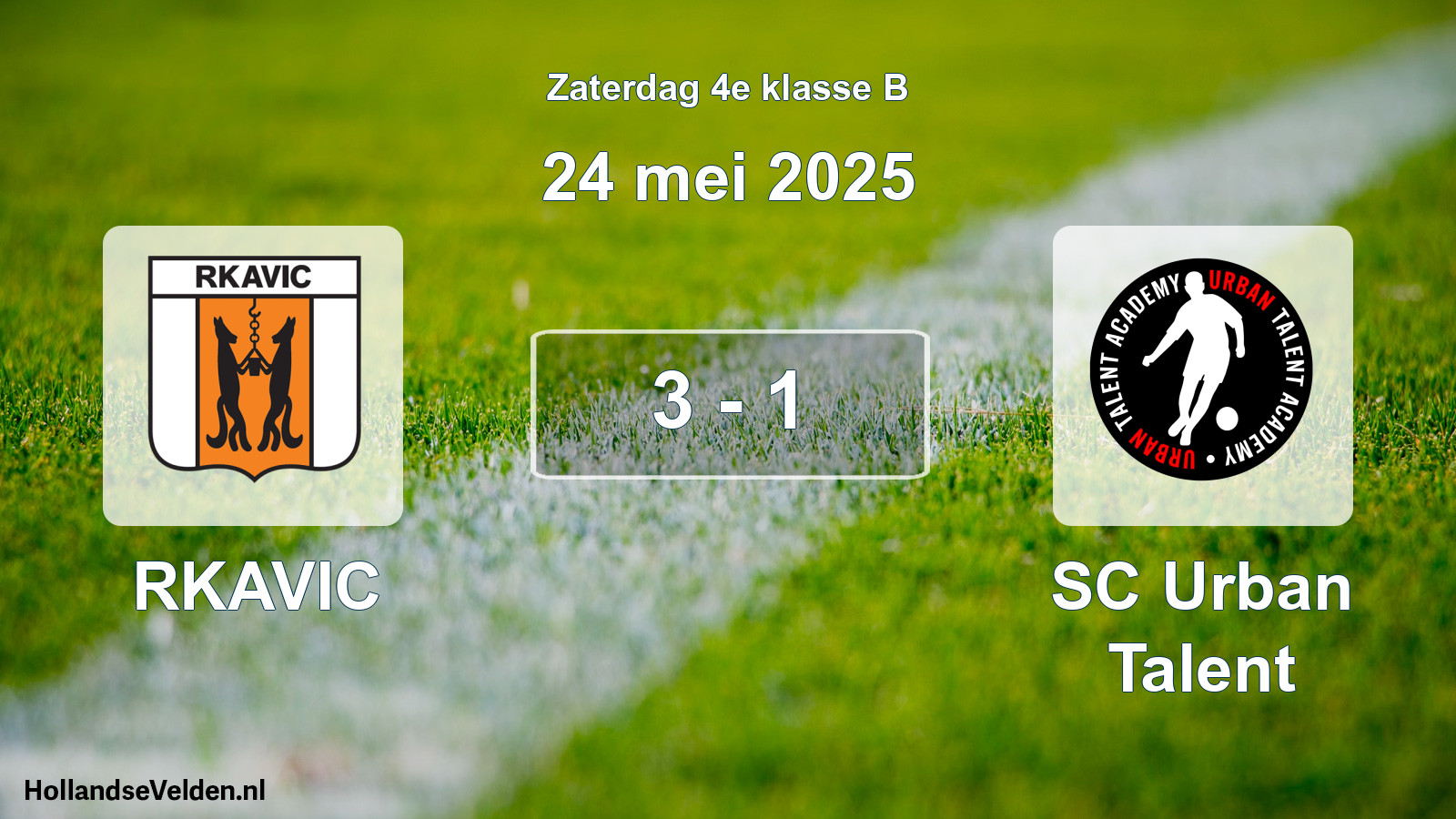 Total number of matches played: RKAVIC - SC Urban Talent 3 - 1 (24 May 2025)