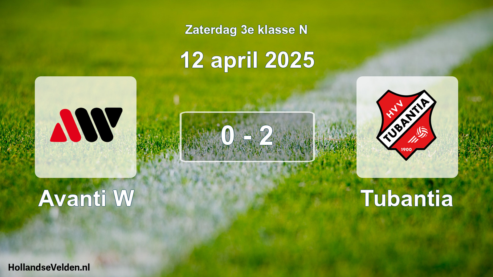 Total number of matches played: Avanti W - Tubantia 0 - 2 (12 April 2025)