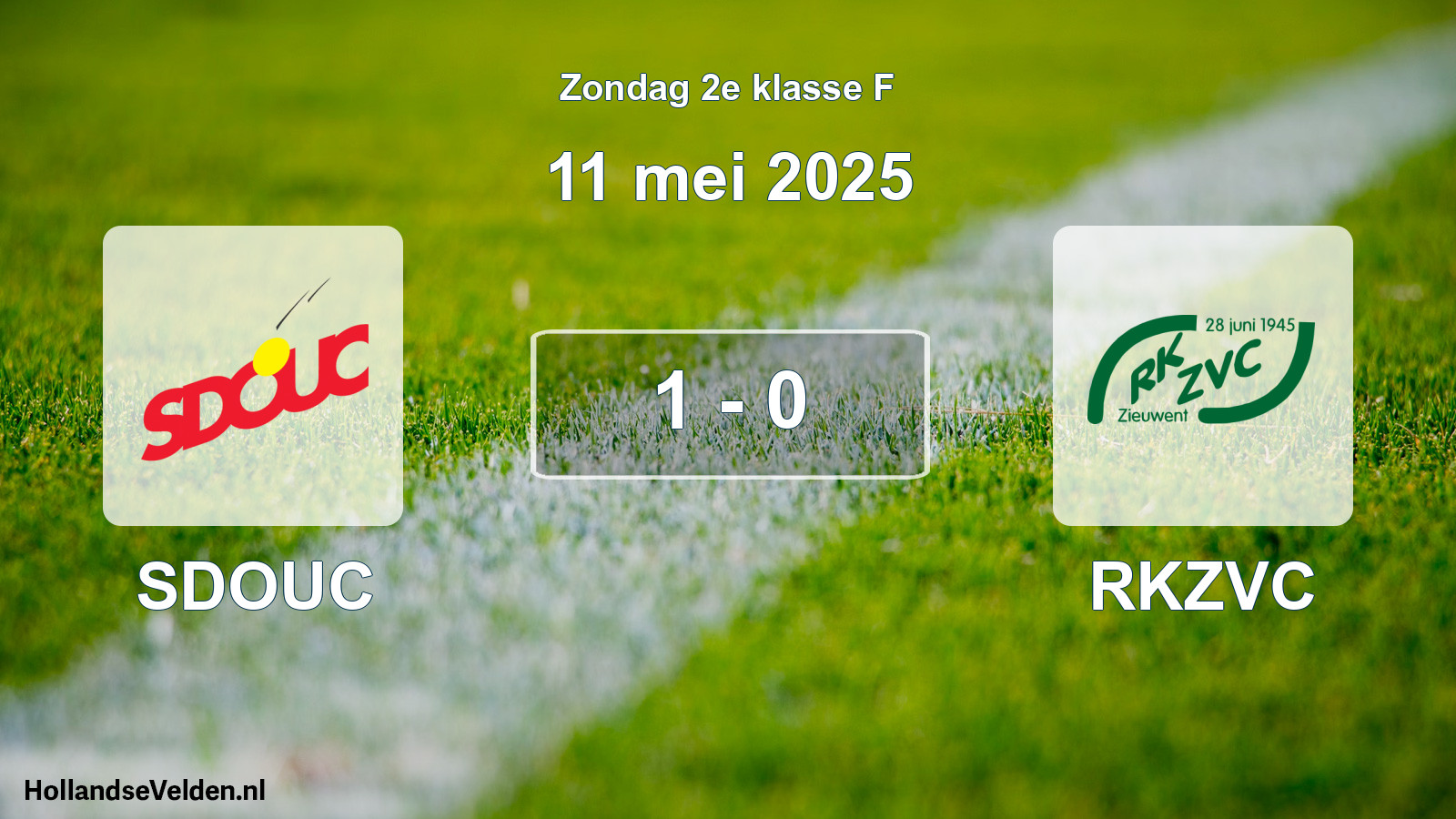 Total number of matches played: SDOUC - RKZVC 1 - 0 (11 May 2025)