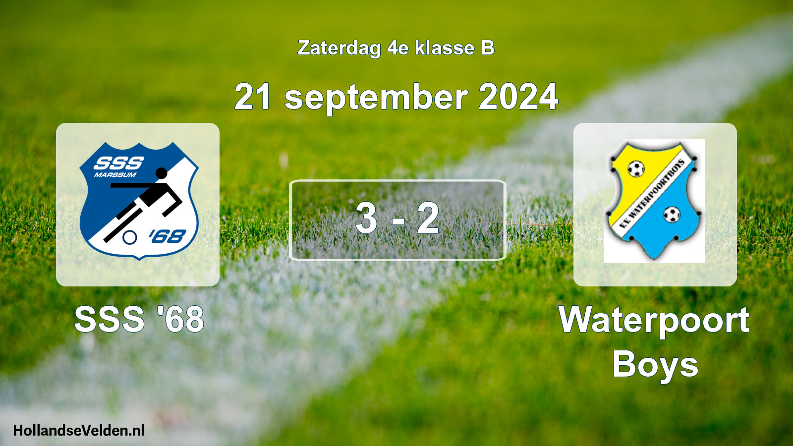 Total number of matches played: SSS '68 - Waterpoort Boys 3 - 2 (21 September 2024)