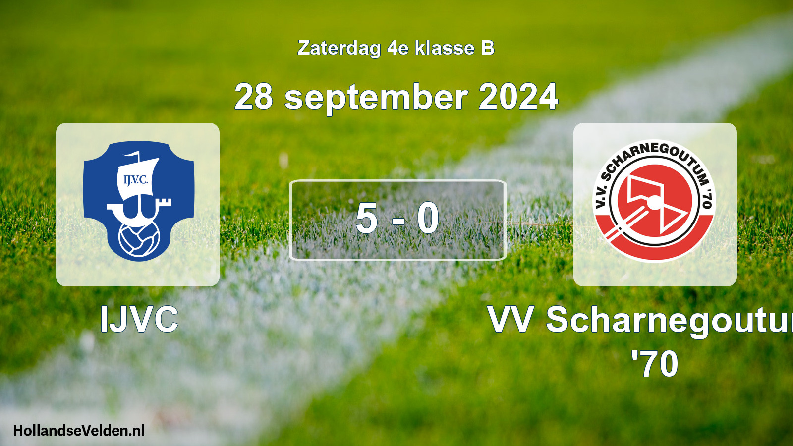 Total number of matches played: IJVC - VV Scharnegoutum '70 5 - 0 (28 September 2024)