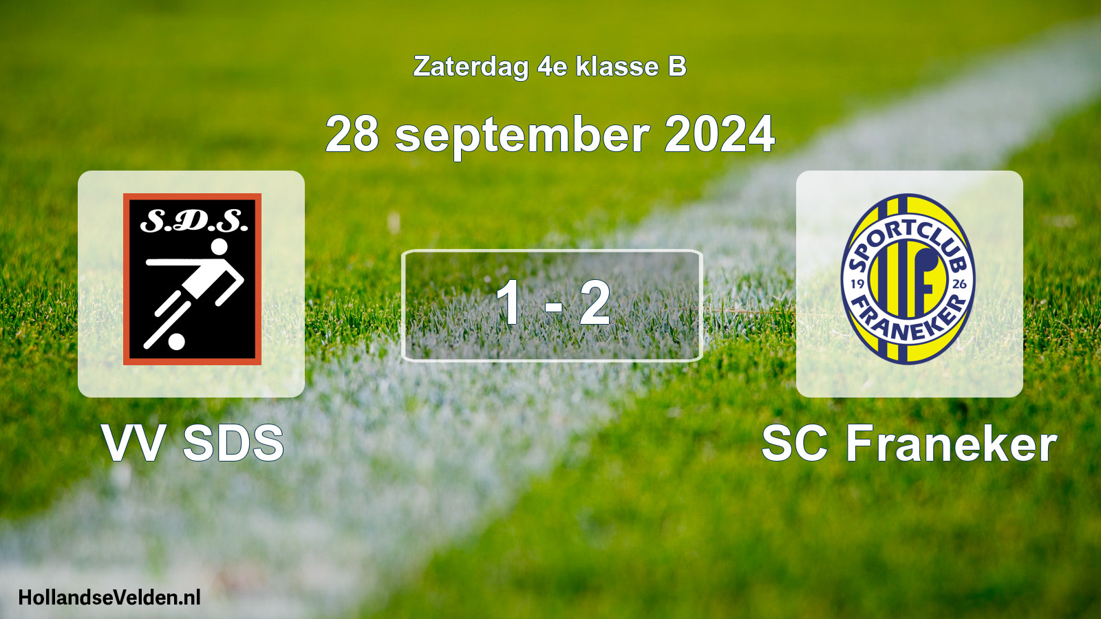 Total number of matches played: VV SDS - SC Franeker 1 - 2 (28 September 2024)