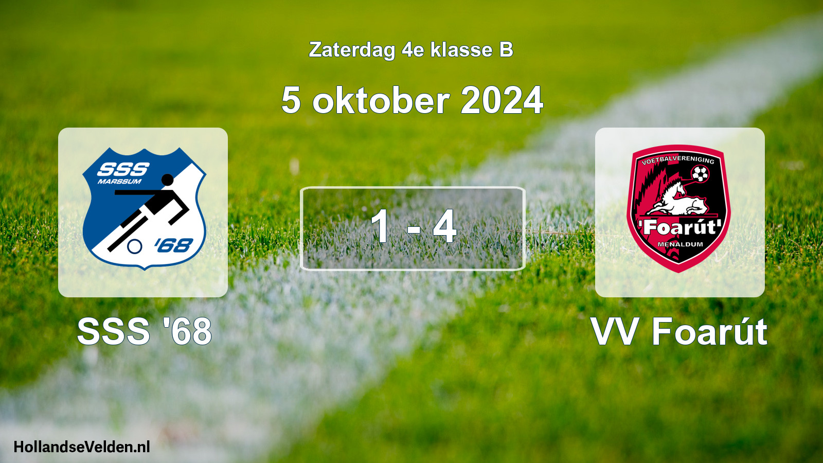Total number of matches played: SSS '68 - VV Foarút 1 - 4 (5 October 2024)