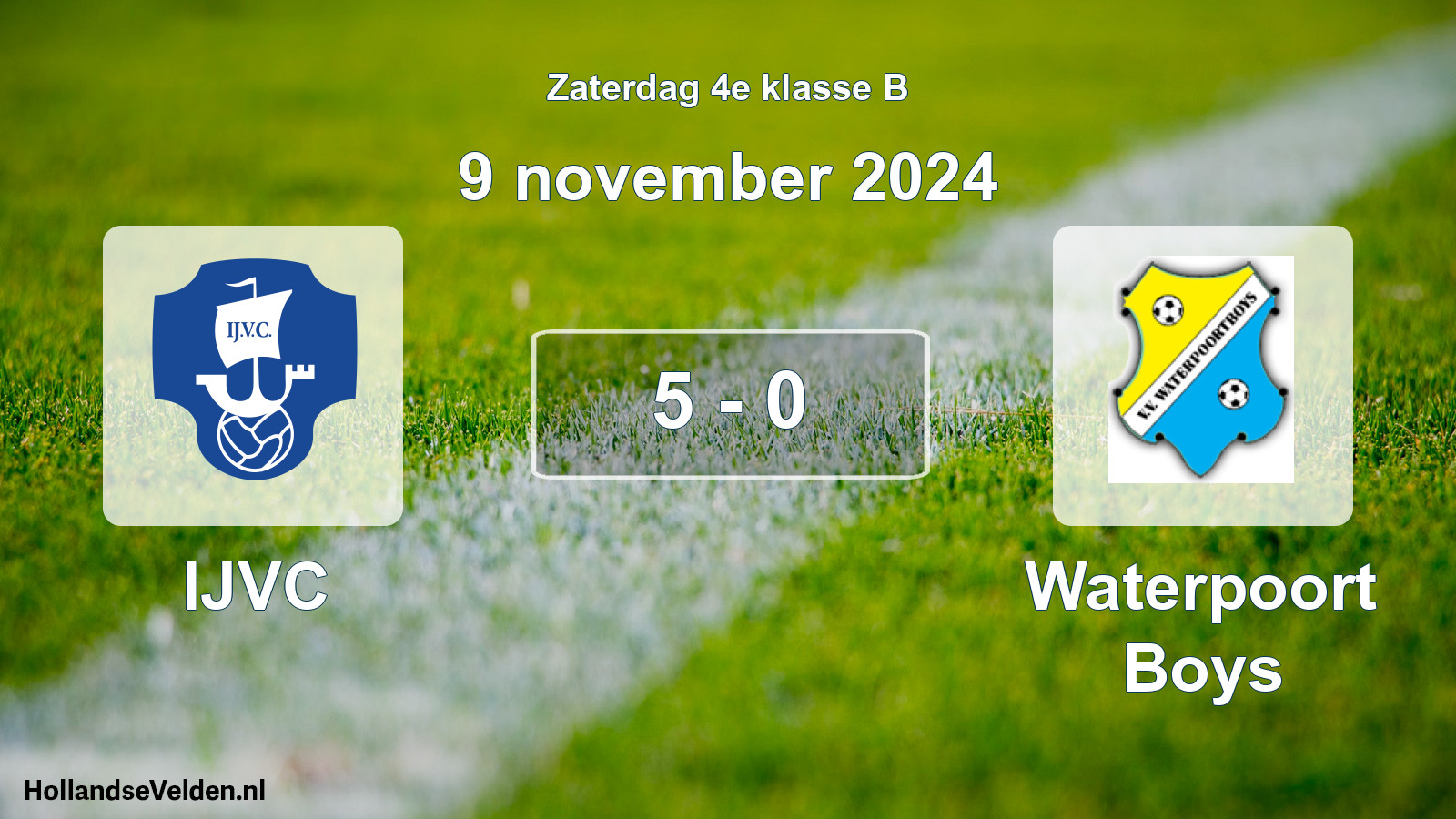 Total number of matches played: IJVC - Waterpoort Boys 5 - 0 (9 November 2024)
