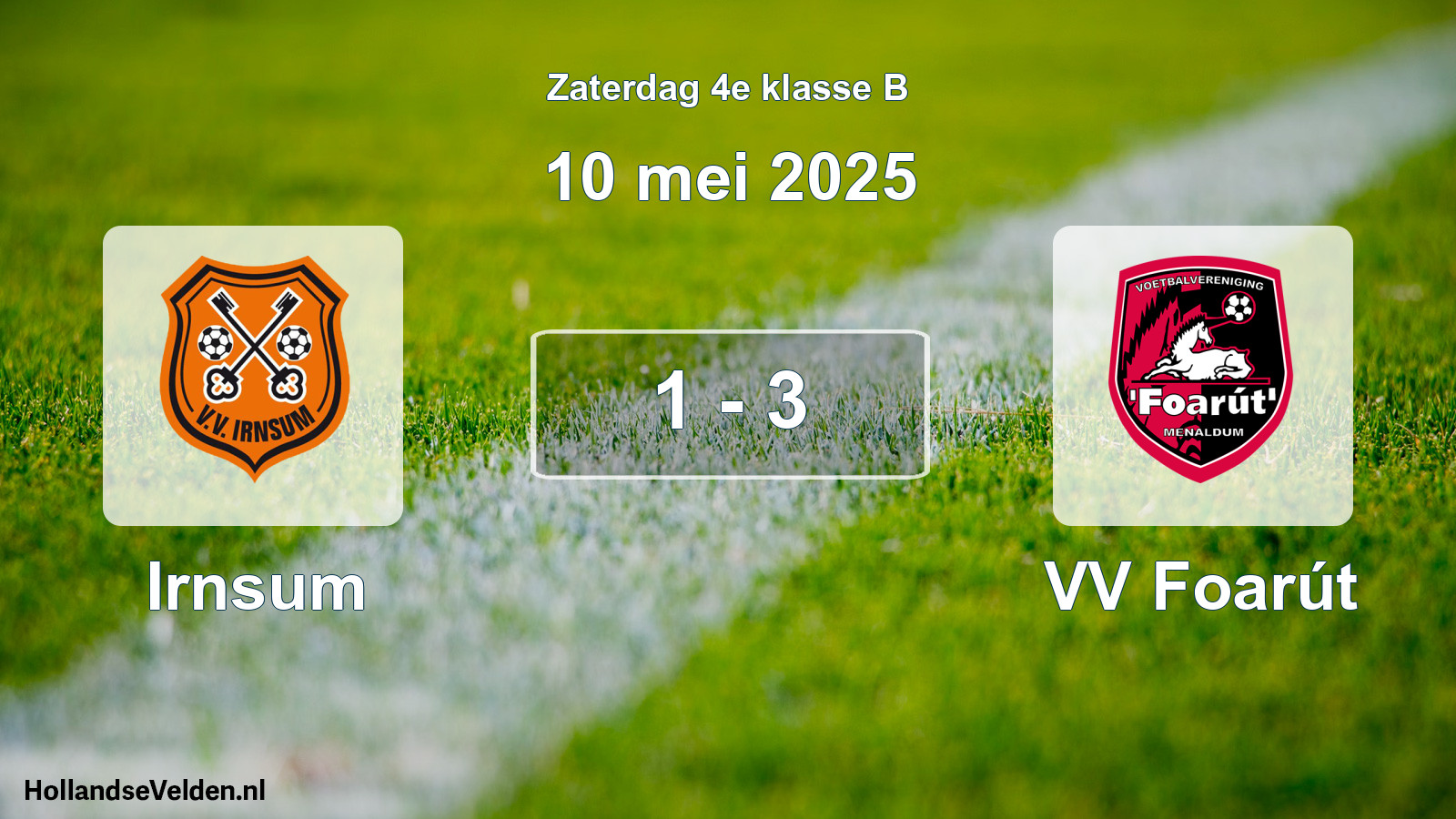 Total number of matches played: Irnsum - VV Foarút 1 - 3 (10 May 2025)