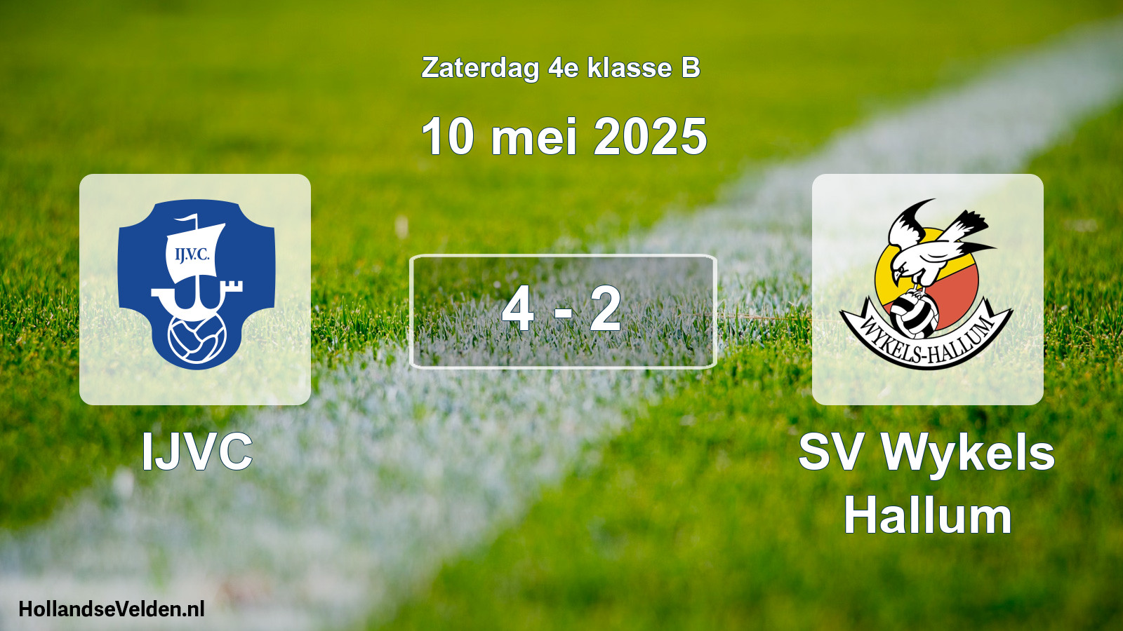 Total number of matches played: IJVC - SV Wykels Hallum 4 - 2 (10 May 2025)