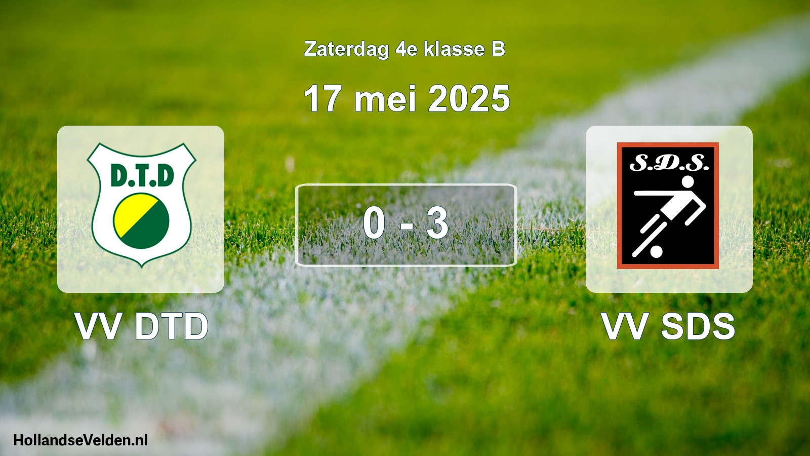 Total number of matches played: VV DTD - VV SDS 0 - 3 (17 May 2025)