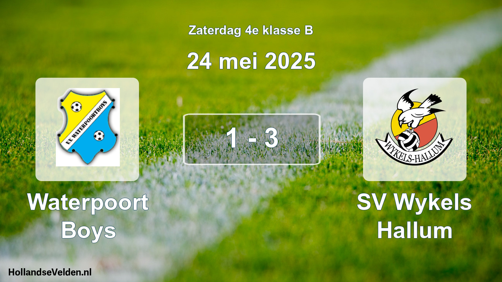 Total number of matches played: Waterpoort Boys - SV Wykels Hallum 1 - 3 (24 May 2025)