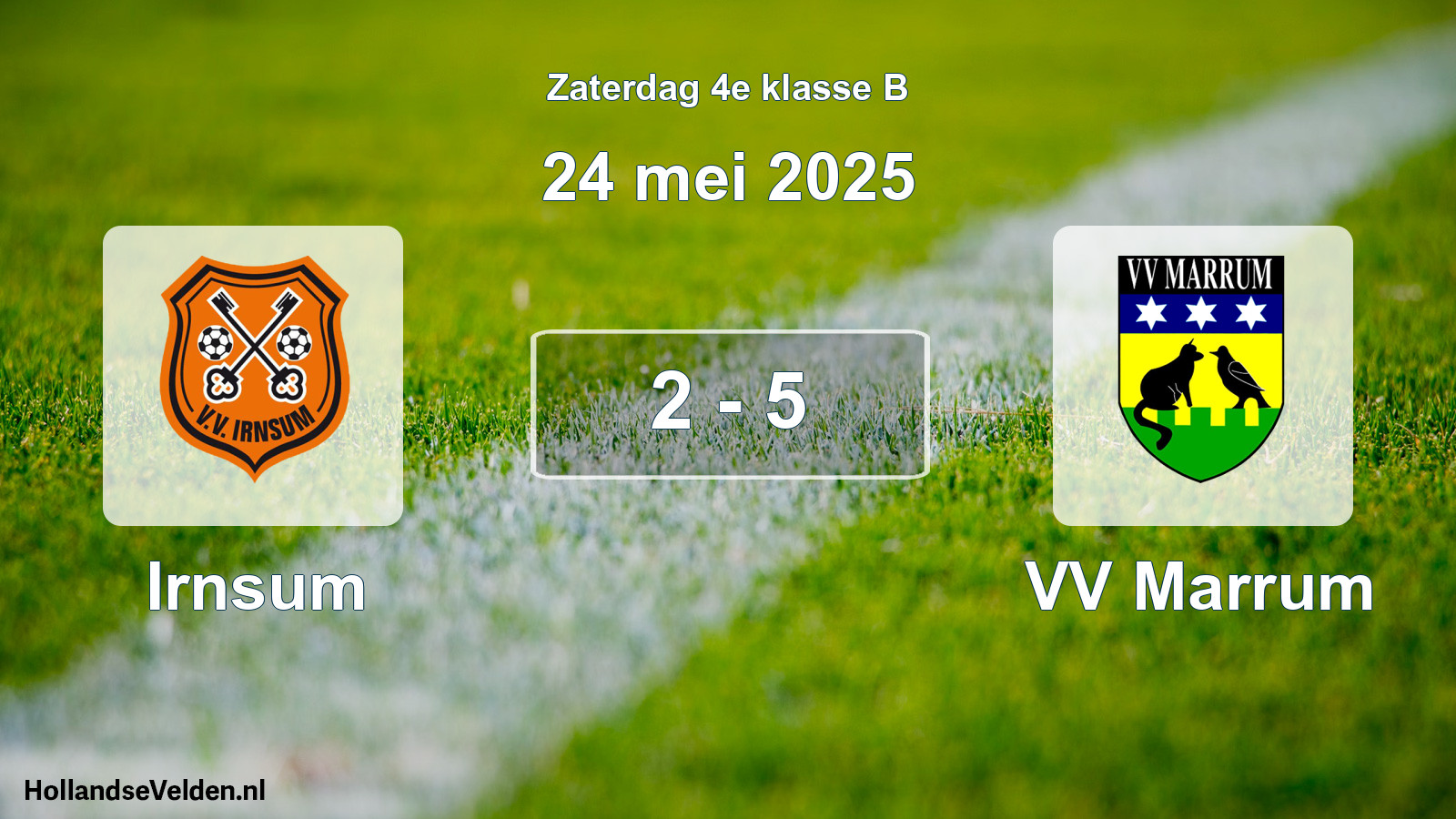 Total number of matches played: Irnsum - VV Marrum 2 - 5 (24 May 2025)