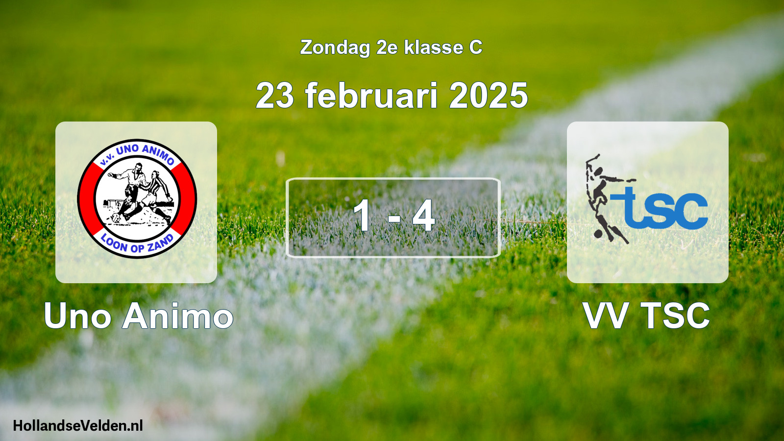 Total number of matches played: Uno Animo - VV TSC 1 - 4 (23 February 2025)