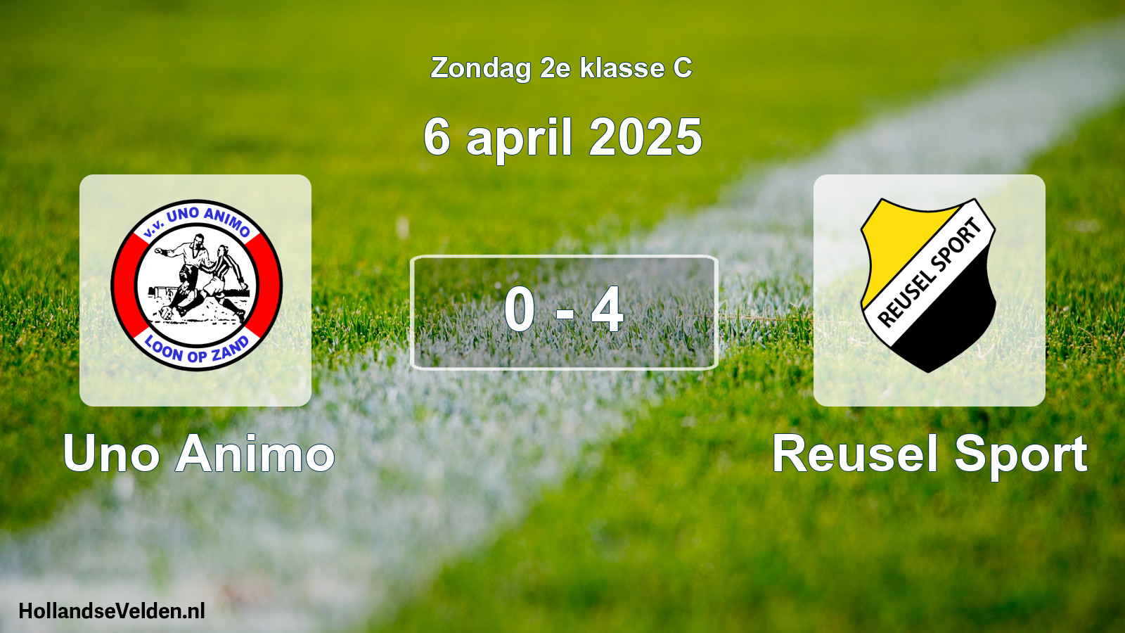 Total number of matches played: Uno Animo - Reusel Sport 0 - 4 (6 April 2025)