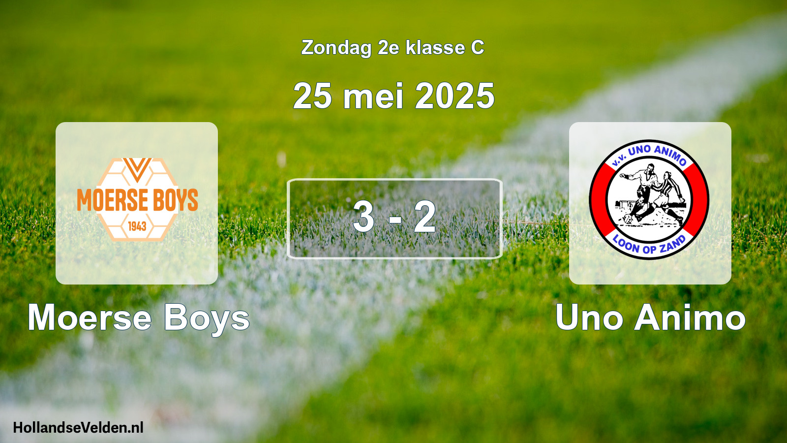 Total number of matches played: Moerse Boys - Uno Animo 3 - 2 (25 May 2025)