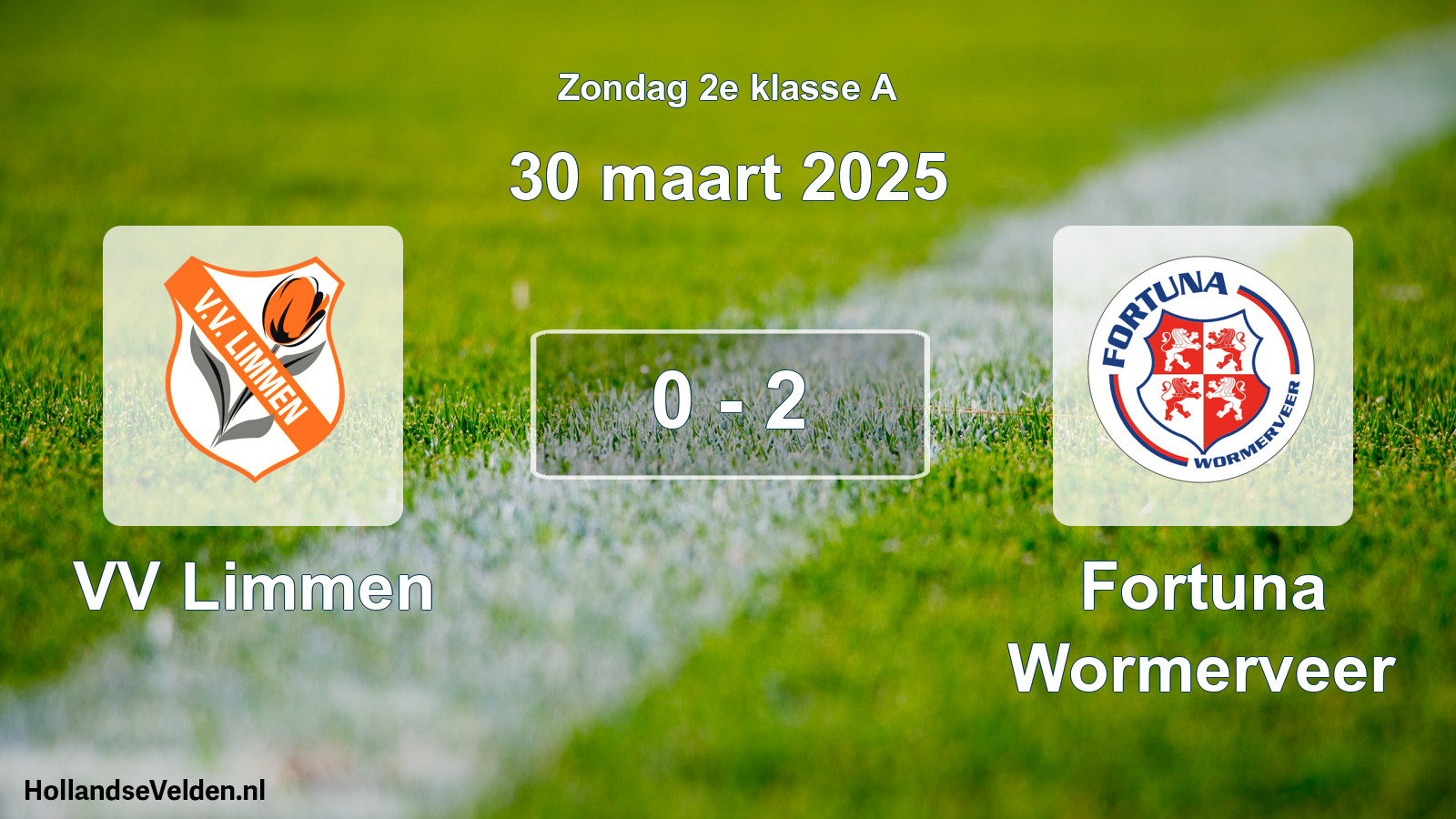 Total number of matches played: VV Limmen - Fortuna Wormerveer 0 - 2 (30 March 2025)
