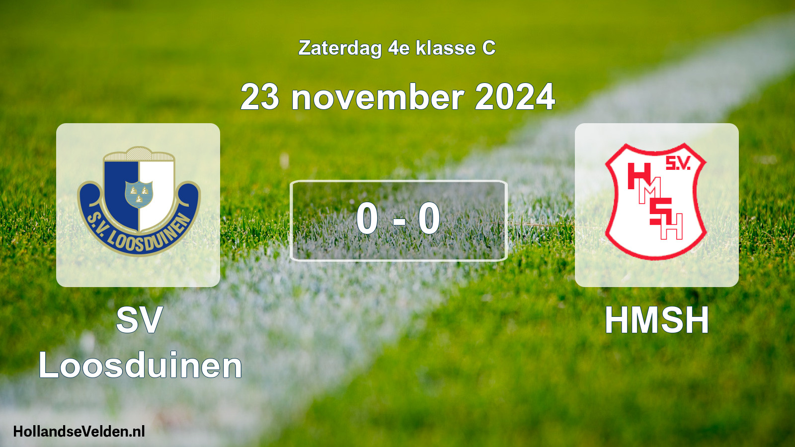 Total number of matches played: SV Loosduinen - HMSH 0 - 0 (23 November 2024)