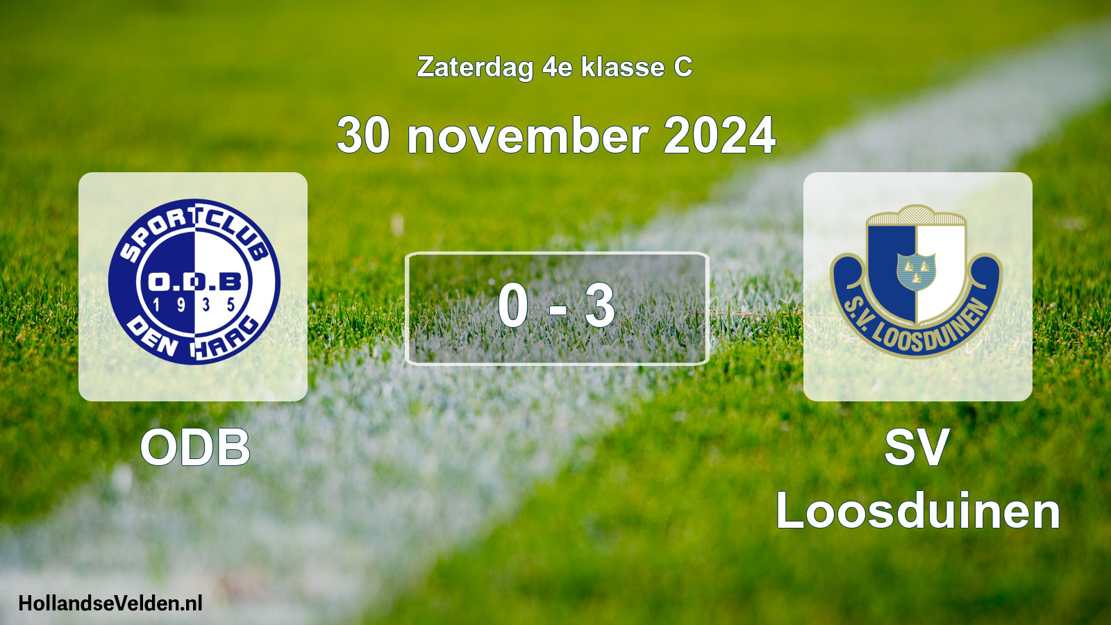 Total number of matches played: ODB - SV Loosduinen 0 - 3 (30 November 2024)