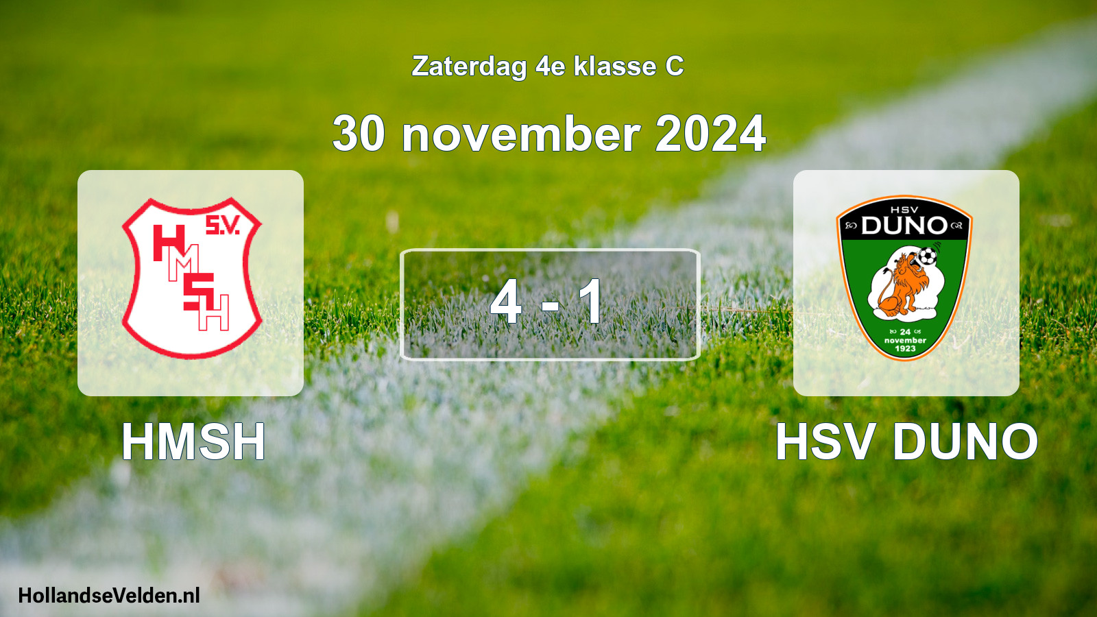 Total number of matches played: HMSH - HSV DUNO 4 - 1 (30 November 2024)