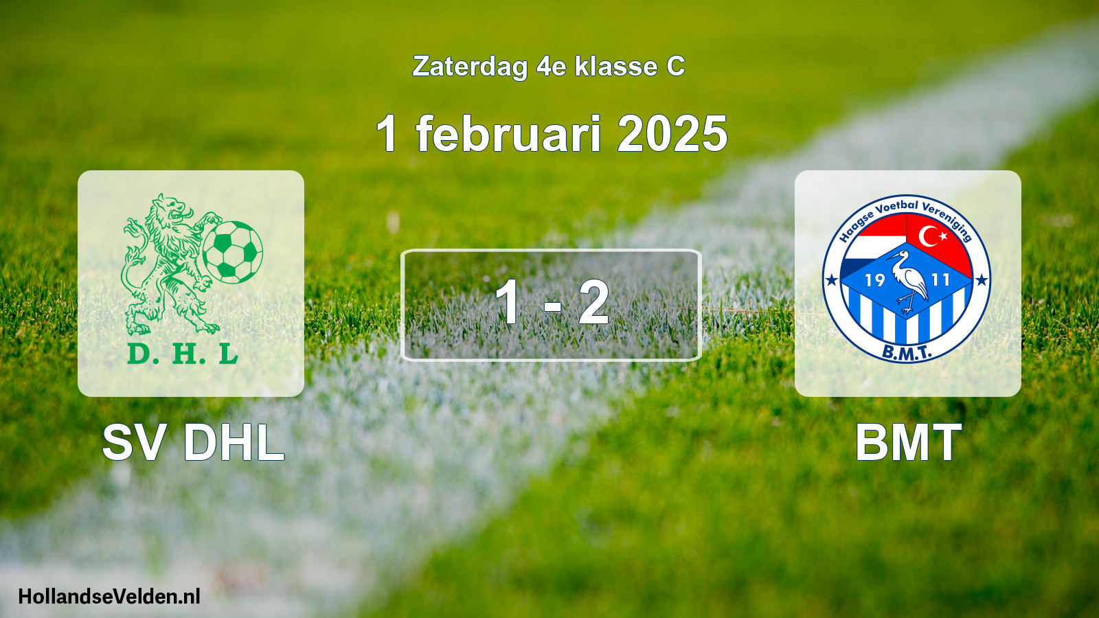 Total number of matches played: SV DHL - BMT 1 - 2 (1 February 2025)