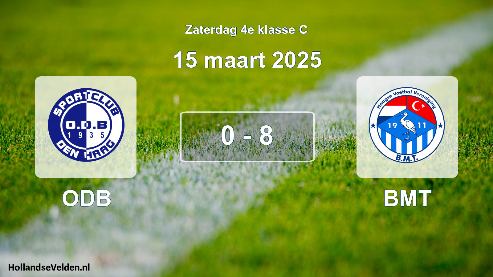 Total number of matches played: ODB - BMT 0 - 8 (15 March 2025)