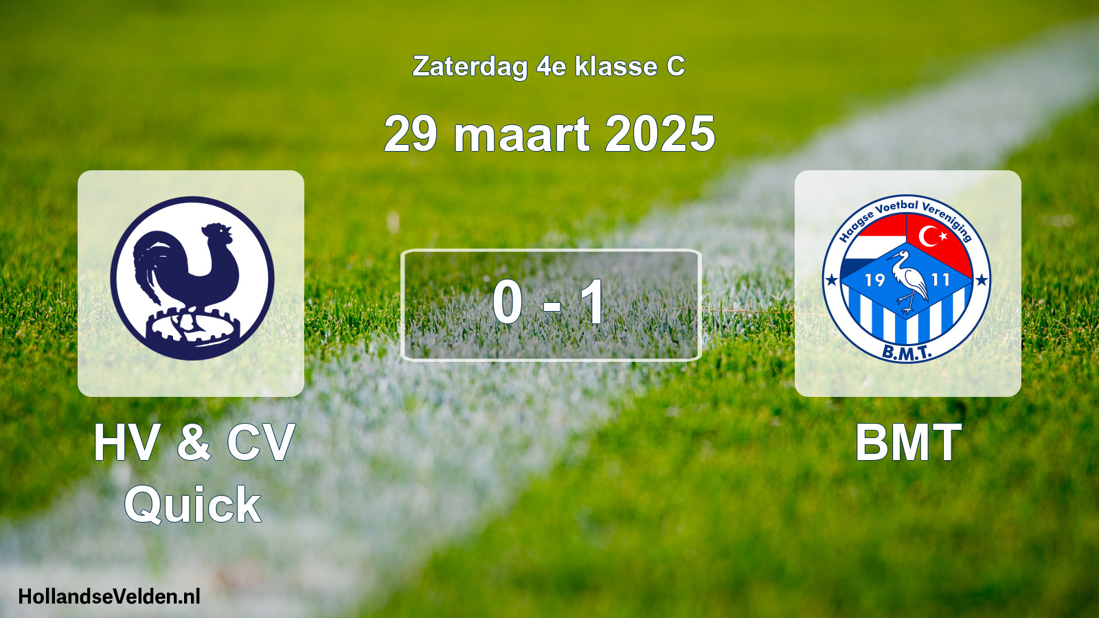Total number of matches played: HV & CV Quick - BMT 0 - 1 (29 March 2025)