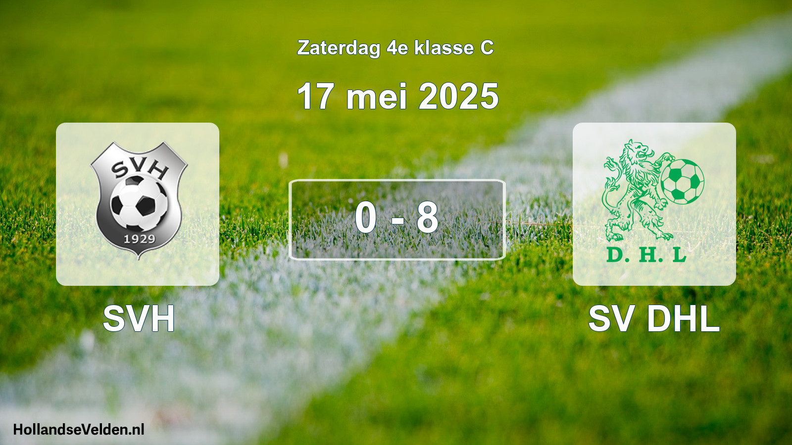Total number of matches played: SVH - SV DHL 0 - 8 (17 May 2025)