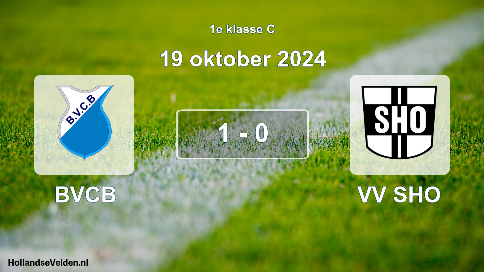 Total number of matches played: BVCB - VV SHO 1 - 0 (19 October 2024)
