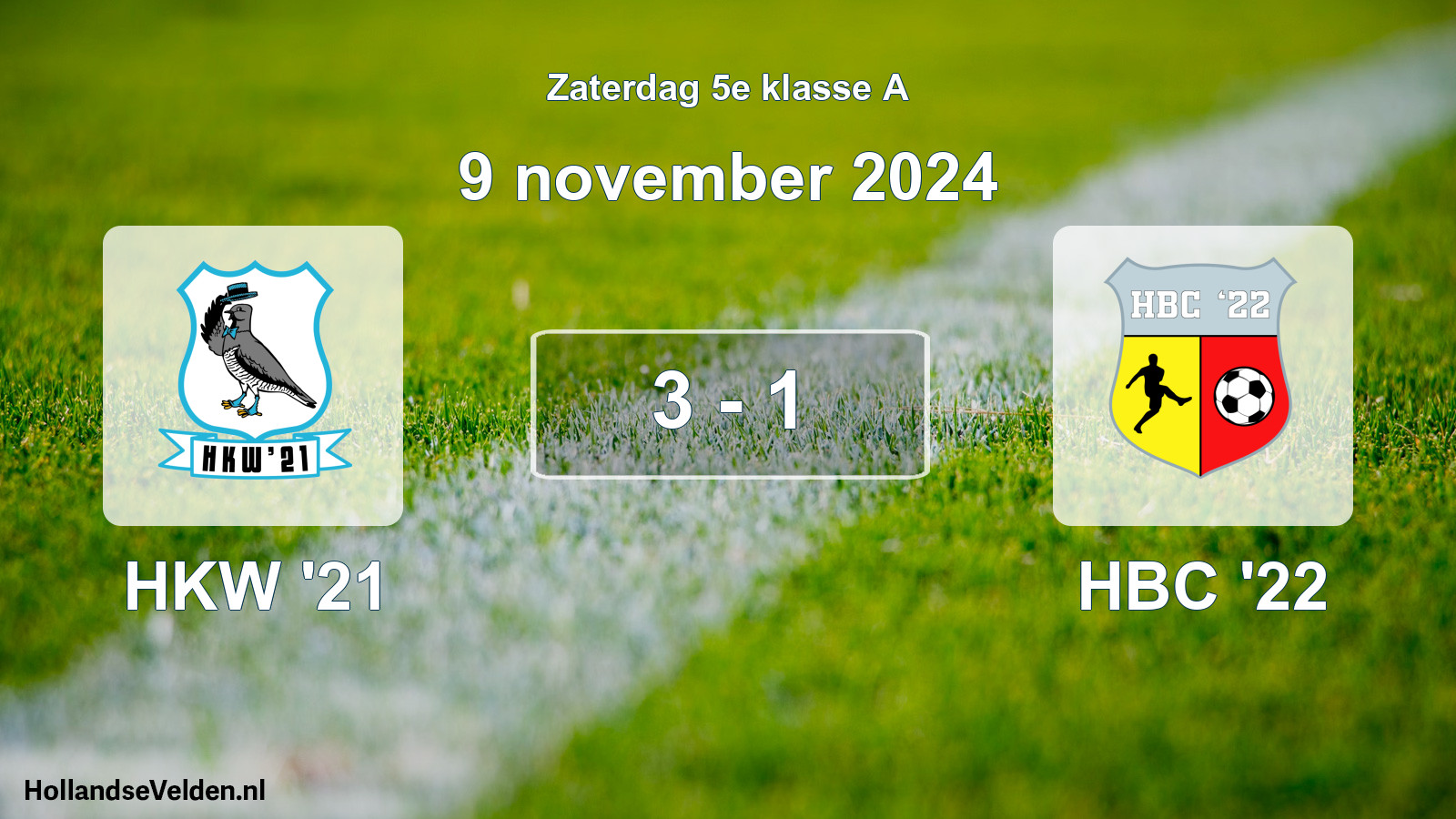 Total number of matches played: HKW '21 - HBC '22 3 - 1 (9 November 2024)