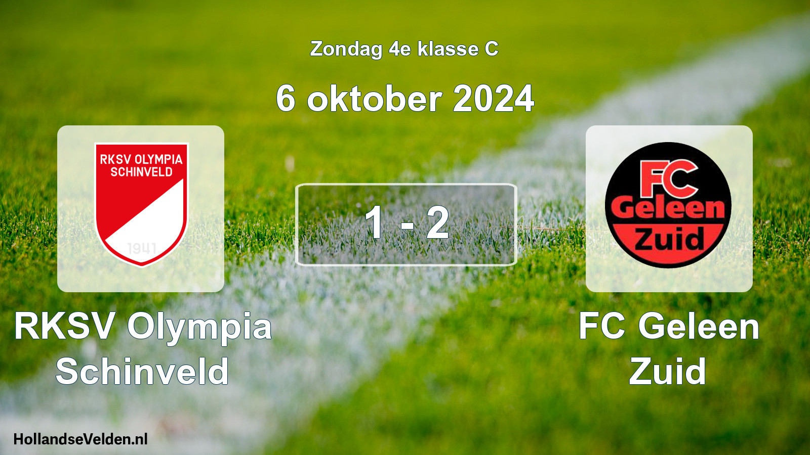 Total number of matches played: RKSV Olympia Schinveld - FC Geleen Zuid 1 - 2 (6 October 2024)